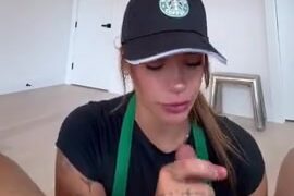 Arikytsya Leaked Onlyfans Video Fuck in Starbuck uniform